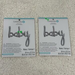 NWT baby shower balloons